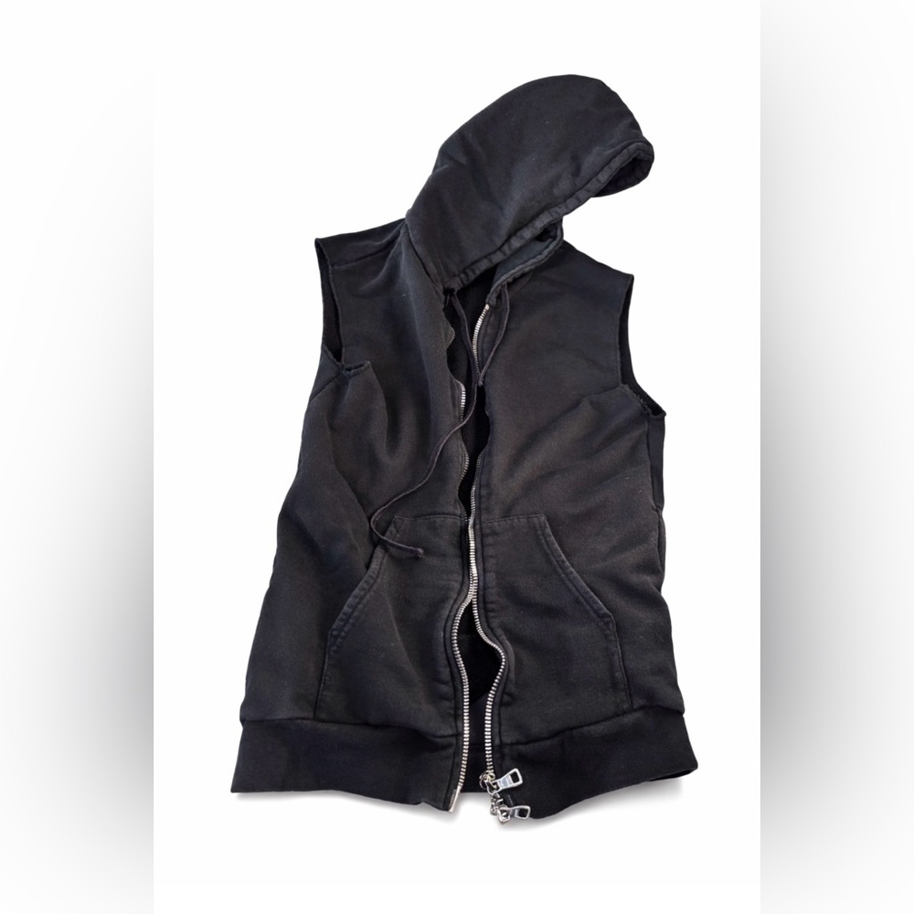 Balmain Black Fleece Sweatshirt with Hood